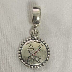 Pandora Zona Colonial Exclusive Dangle Charm Pendant, S925 silver Jewelry